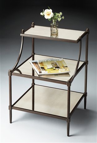 7015025 Tiered Side Table - Metalworks