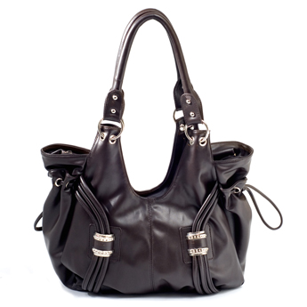 Parinda Rose 01432 (Mocca) Faux Leather Large Handbag