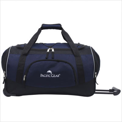 Travelers Choice PG0349N Pacific Gear 21 in. CarryOn Rolling Duffel Bag in Navy