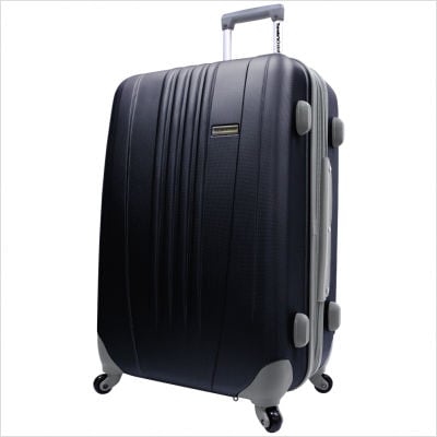 Travelers Choice Tc3300k25 25 In. Toronto Expandable Hardside Spinner Luggage In Black
