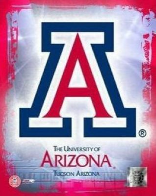 All About Autographs AAA-10831 Arizona Wildcats NCAA 8x10 Photograph University of Arizona Team Logo