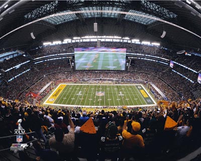 All About Autographs AAA11590 2011 Green Bay Packers NFL 8x10 Photograph Super Bowl XLV Kickoff Cowboys Stadium