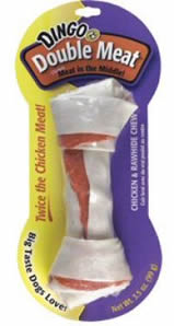 Dingo USA 03425503 Dingo USA Double Meat Medium 5.5in White Bone