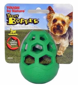 JW Pet Company 08043121 JW Pet Company Tough By Nature Teeny Bopper Dot Toy Assorted Colors