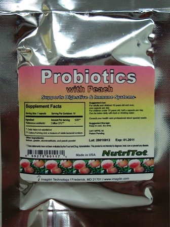 UPC 859275001171 product image for Imagilin Technology NFPE - 10 NutriLots Peach - 10 Capsules | upcitemdb.com