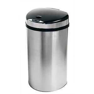 iTouchless IT13HX Semi-Round Touchless Trash Can - Stainless Steel iTouchless IT13HX Semi-Round Touchless Trash Can - Stainless Steel