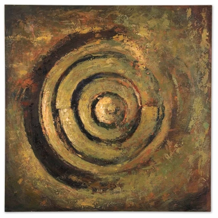 Uttermost 32141 Spinning Top Framed Art Wall Decor  Multi