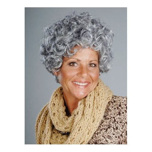 Alicia International 00297 MGRY Nanna Grandma Wig  Mixed Grey