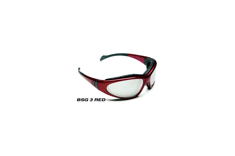 Bsg-3-red.13 Burgundy Frame-pkg Goggles