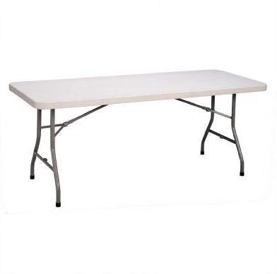 Correll CP307233 72 in. Economy Plastic Rectangular Folding Tables