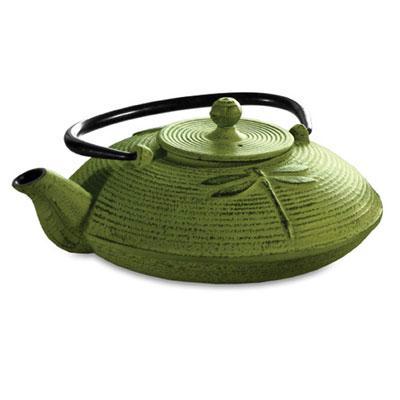 Green Cast Iron Tea Pot 28oz