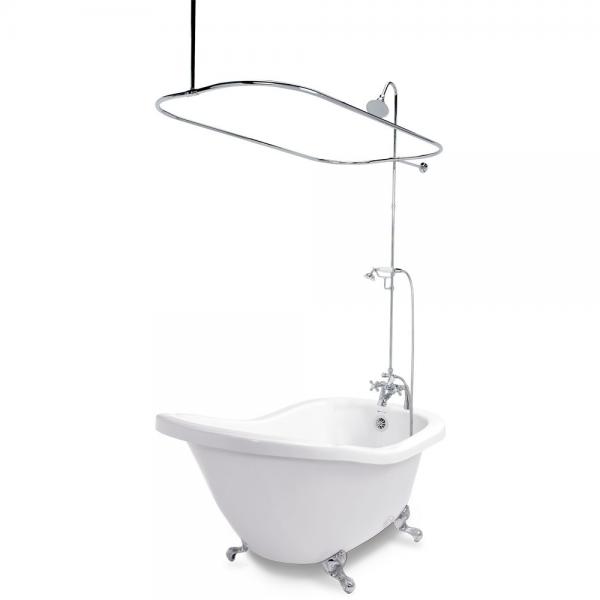 American Bath Factory P7CT1C Chelsea Bathtub Faucet White