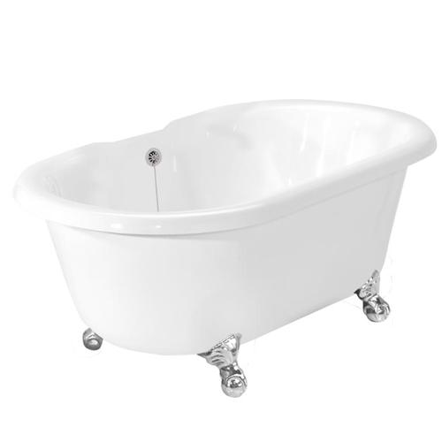 UPC 748702000095 product image for Melinda Bathtub - White - 60in.L x 32in.W x 24in.H | upcitemdb.com