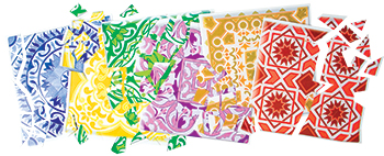 Roylco Inc. R15662 Gaudi Mosaics .5X1.5 3200Pkg