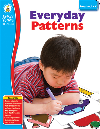 Carson Dellosa CD-104453 Early Years Everyday Patterns