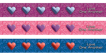 North Star Teacher Resource NST2553 Arm Charms Love One Another 72Pk
