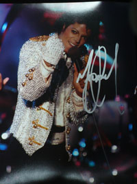Powers Collectibles 15300 Signed Jackson Michael 11x14 Photo