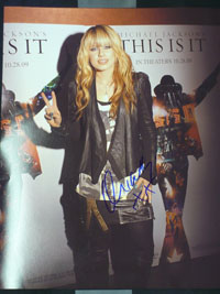 Powers Collectibles 16714 Signed Orianthi 11x14 Photo