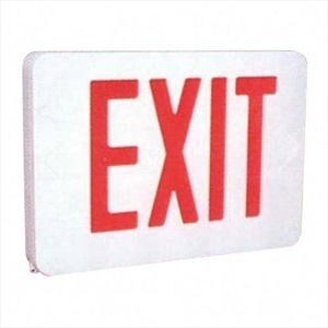 07230 Led Exit Sign- Polycarbonate- 12-1/4 X 2-1/2 X 8-3/4- White