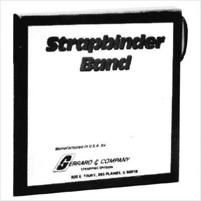 Strapbinder 682-1807046 Steel Strapping 3-4 Inchx.020X300 Blk Painted Strapbinder 682-1807046 Steel Strapping 3-4 Inchx.020X300 Blk Painted