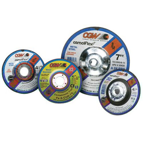 CGW Abrasives 421-35613 4-1-2X1-8X5-8-11 A24-R-Bf Steel T27 Dp Ct Whl CGW Abrasives 421-35613 4-1-2X1-8X5-8-11 A24-R-Bf Steel T27 Dp Ct Whl