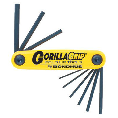 116-12585 3-16 Inch-3-8 Inch Gorilla Gripfold-up Tool Set