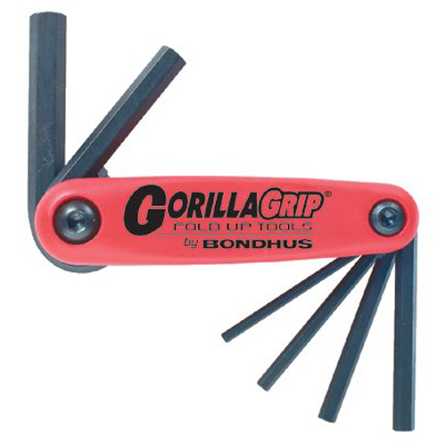 116-12587 2mm-8mm Gorilla Grip Foldup Tool Set