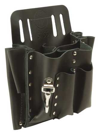 10-pocket Tool Pouch - Black