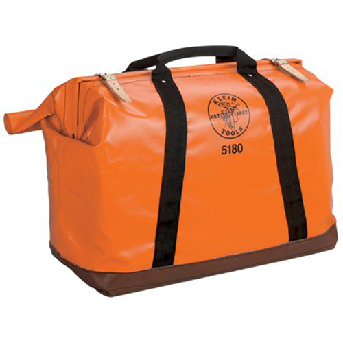 409-5180 Extra-large Vinyl-coasted Nylon Equipment Bag Orange