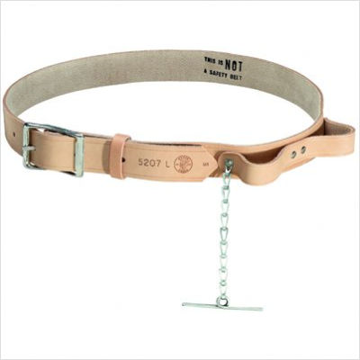 Klein Tools 4095207L Electricians Leather Tool Belts