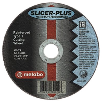 Metabo 469-55997 4-1-2 Inchx.045X7-8 Inch Type 1Slicer Wheel A60Tx Grit Metabo 469-55997 4-1-2 Inchx.045X7-8 Inch Type 1Slicer Wheel A60Tx Grit