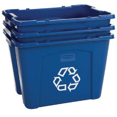 640-5718-73-blue 18 Gal Recycling Box