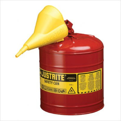 Justrite 400-7120110 2g-7.5l Safe Can Red W-fnl