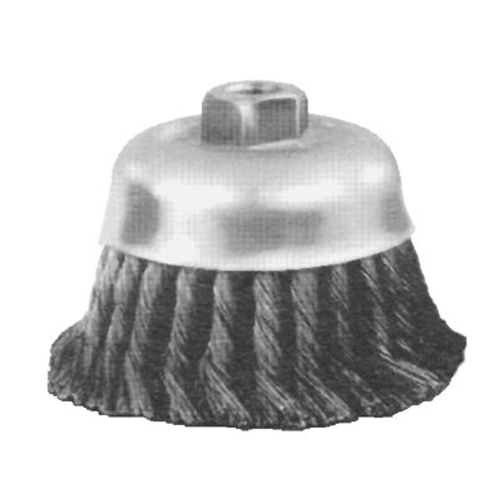 4 Inch Knot Cup Brush .023cs Wire 5-8-11