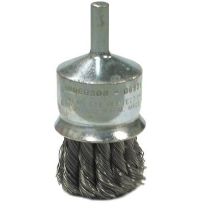 410-83080 1 Inch Knot Wire End Brush Flared Cup .020 Cs Wire