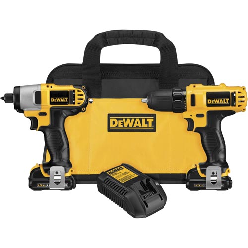 DEWALT DCK211S2 12-VOLT DRILL/DRIVER & IMPACT DRIVER KIT DEWALT DCK211S2 12-VOLT DRILL/DRIVER & IMPACT DRIVER KIT