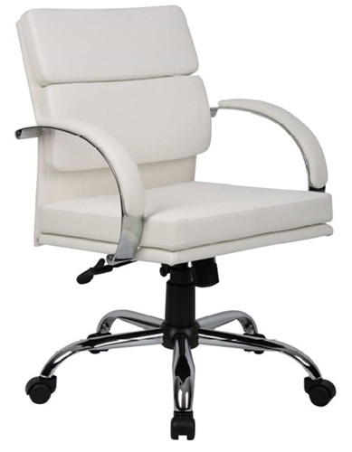 B9406-wt Mid-back Executive Chair - White