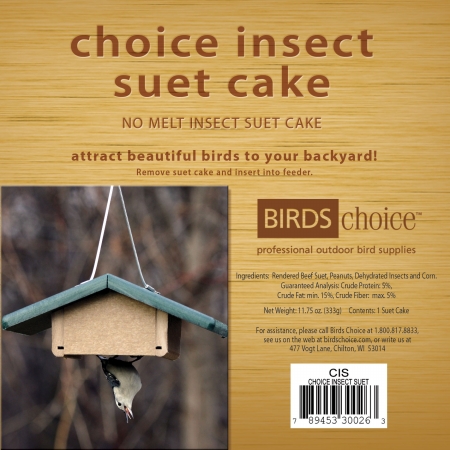 Cis12 Choice Insect Suet Cakes Case Of 12