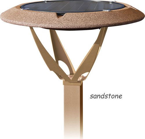 Byron Originals 6130126 Sunlight 180 - Deck Mount Lamp - Sandstone Byron Originals 6130126 Sunlight 180 - Deck Mount Lamp - Sandstone