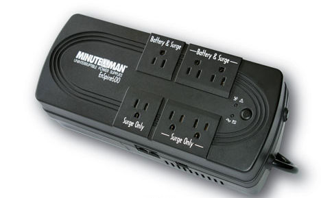 Minuteman EN600 UPS Enspire 600VA StandBy UPS with 6 Outlets
