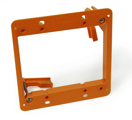 Carlon SC200RR Low Voltage Old Work Bracket 2 Gang 6 Pack