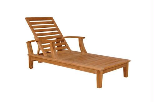 Anderson Teak SL-109 Brianna Sun Lounger with Arm