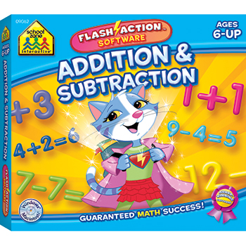 School Zone Publishing SZP09062 Addition & Subtraction Flash Action Software