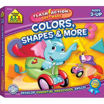 School Zone Publishing SZP09065 Colors Shapes & More Flash Action Software