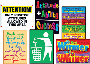 . T-a67924 Attitude Matters Posters Combo Pack