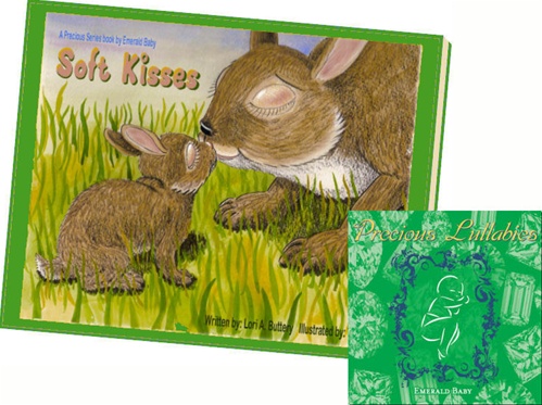Emerald Baby EB-BKCD-SET Childrens Board Book and Lullaby CD Set