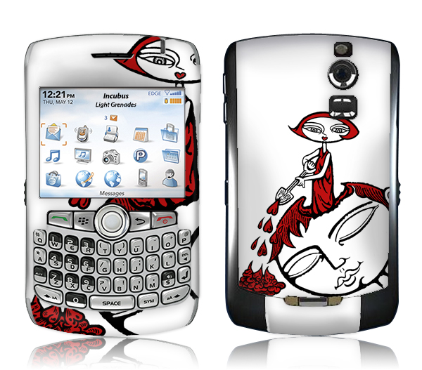 Music Skins MSINCU10006 BlackBerry Curve 830083108320 Incubus Evil Girl Skin