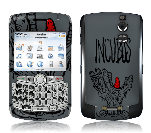 MusicSkins MSINCU20006 BlackBerry Curve 830083108320 Incubus Hungry Hand Skin