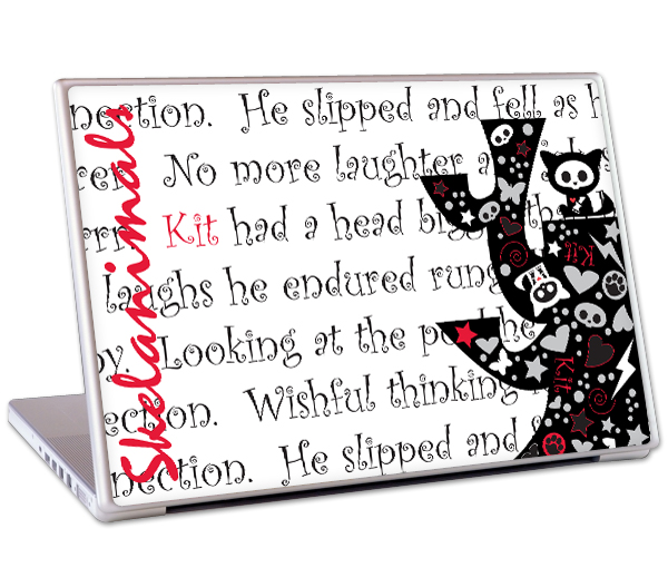 MusicSkins MSSKEL80011 15 in. Laptop For Mac amp; PC Skelanimals Mischief Skin