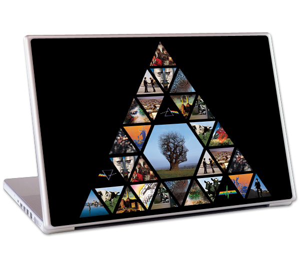 MusicSkins MSPFLD50011 15 in. Laptop For Mac and PC Pink Floyd Pyramid Skin